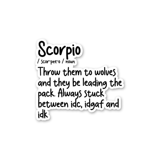 Scorpio Wolf Pack Definition