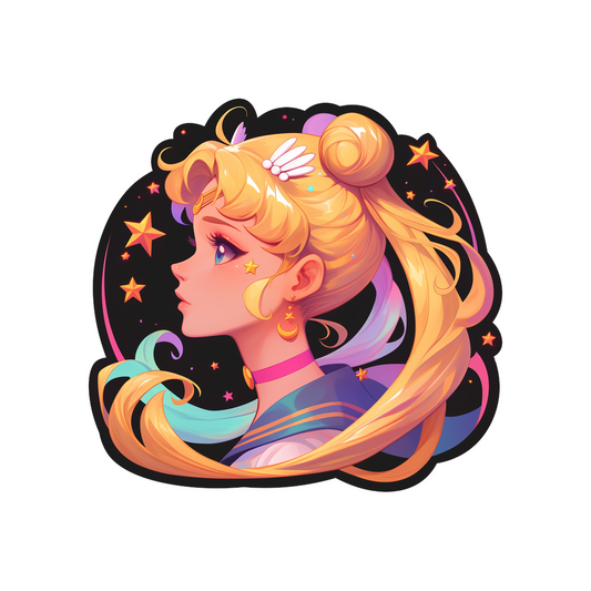 sailor moon anime profile sticker