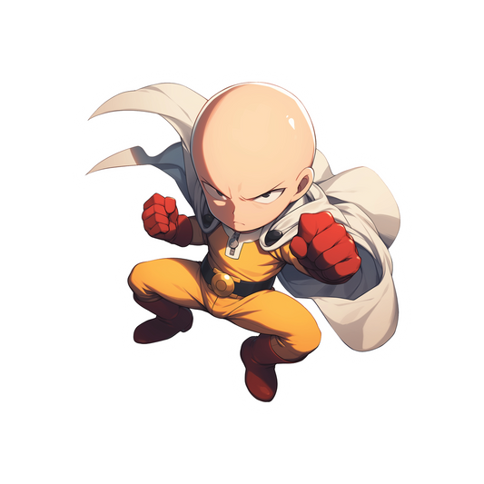 saitama chibi cute sticker