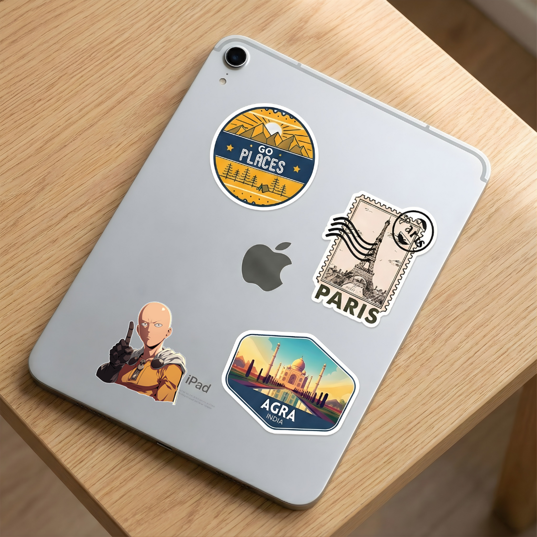 saitama one finger one punch man sticker