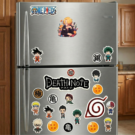 sanji one piece floral sticker