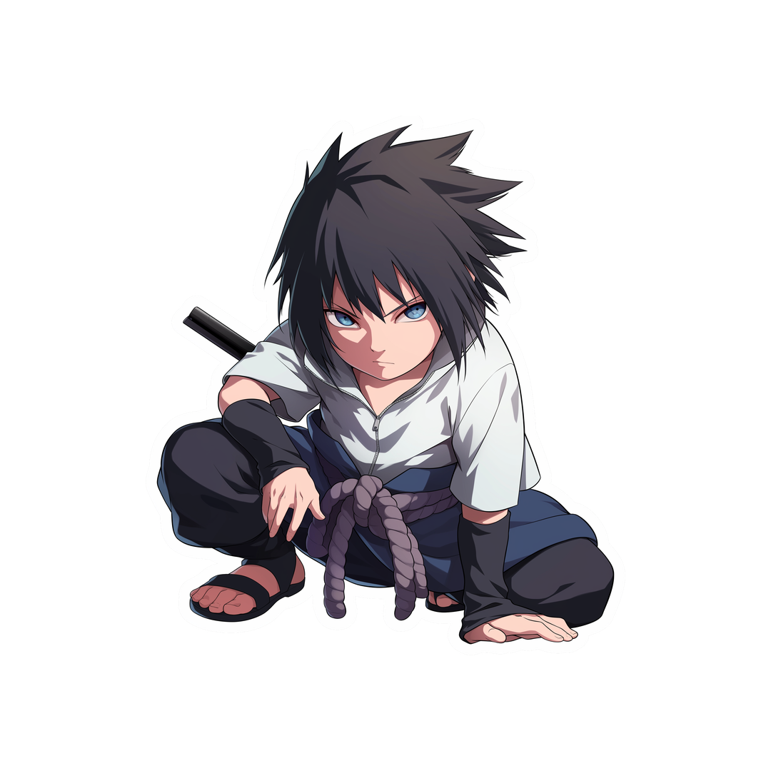 sasuke naruto series sticker