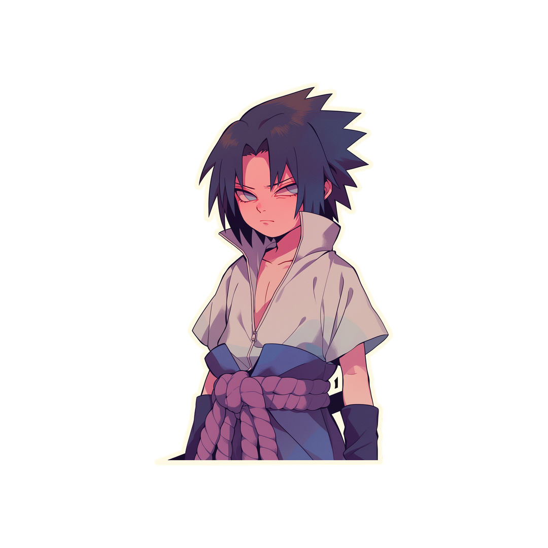 sasuke uchiha naruto anime sticker
