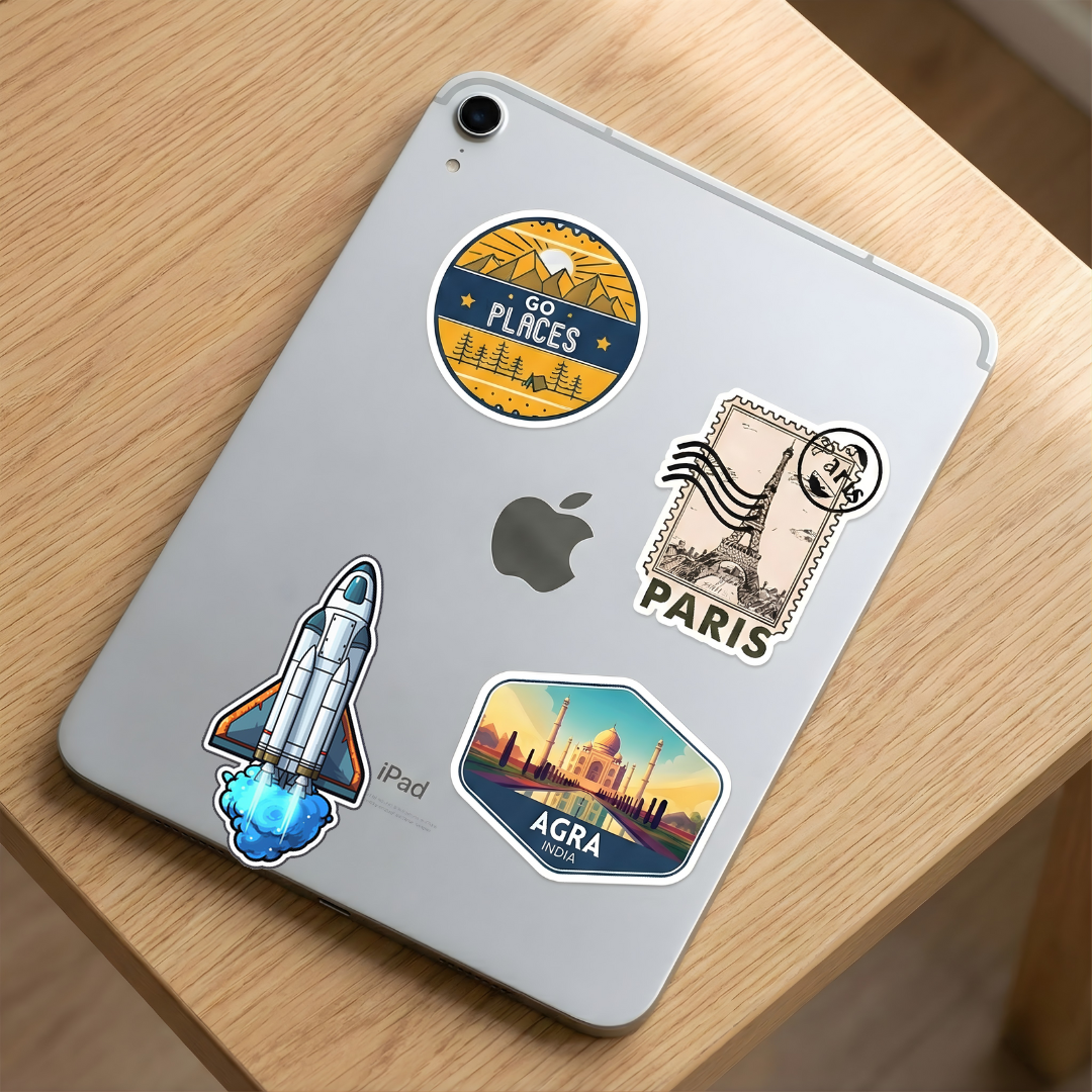 space shuttle plane launching sticker
