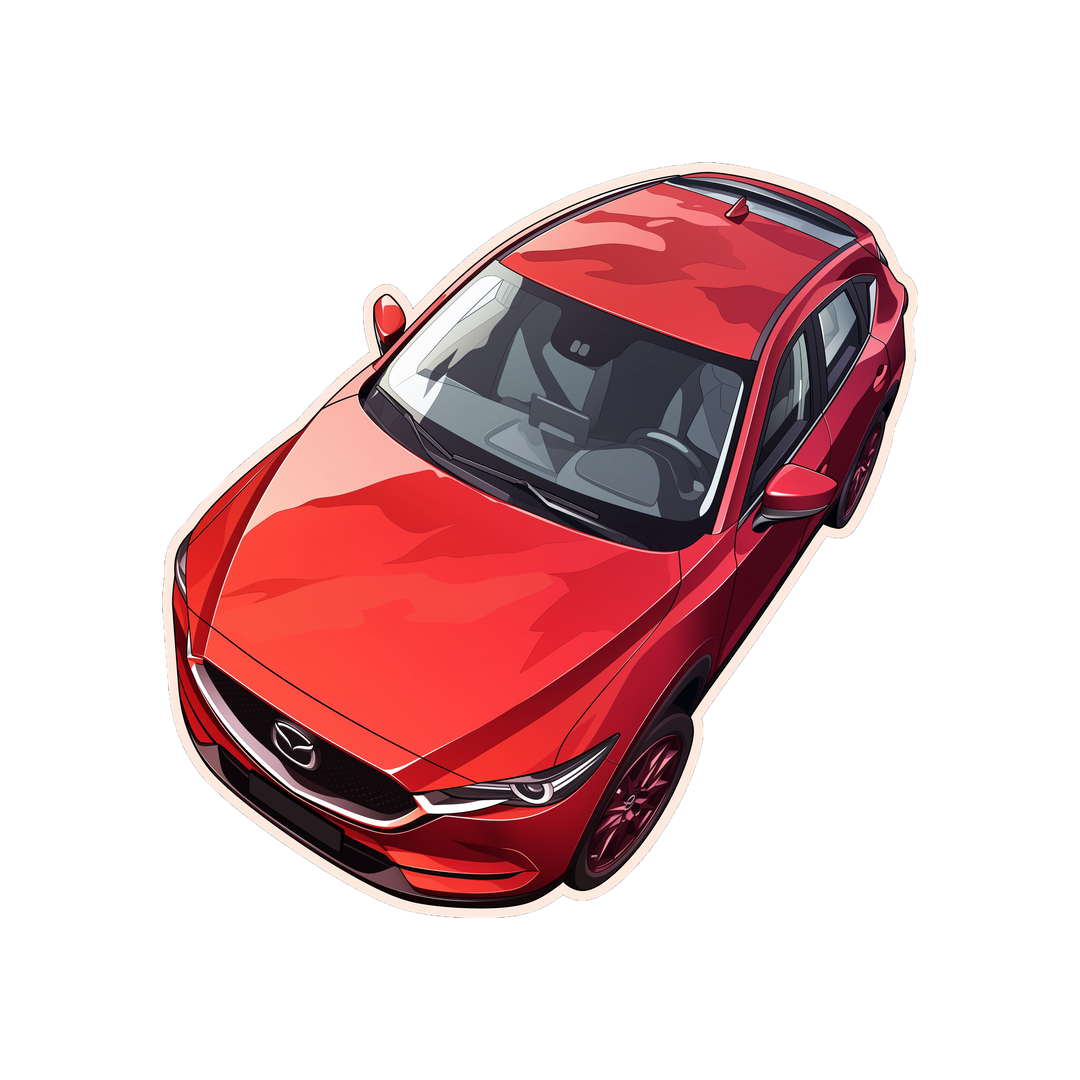 sporty mazda cx 5 sticker
