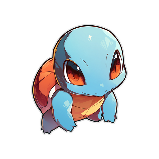 squirtle cute sitting sticker