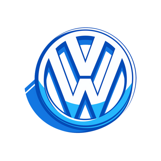 volkswagen logo clipart