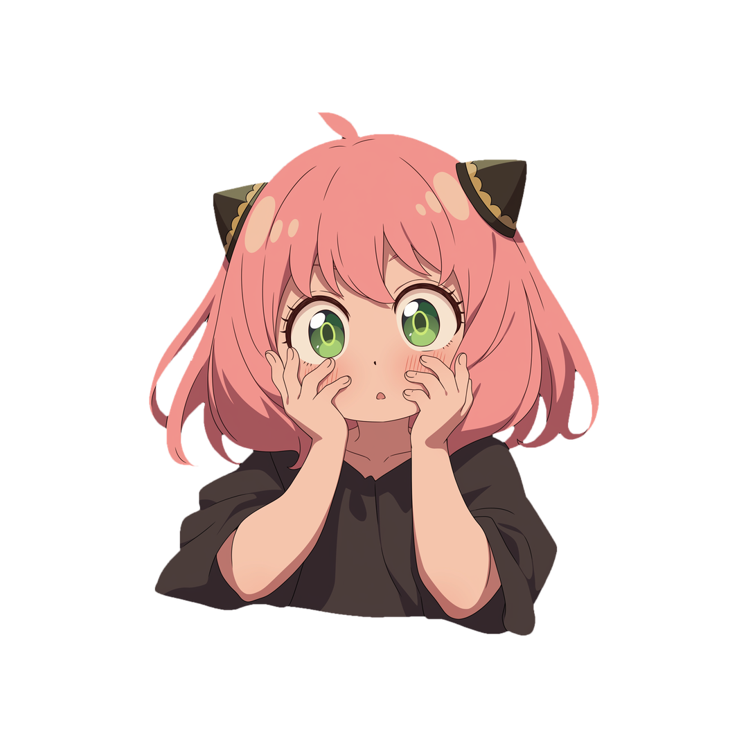 waku waku anya sticker