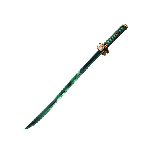 zoro katana green sword sticker
